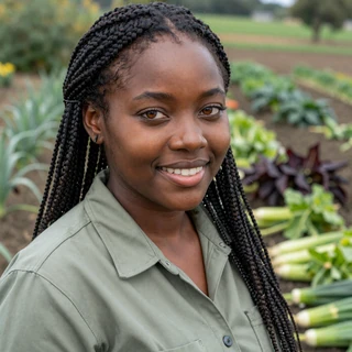 Portrait of Tiana, a verified farmer from Durham, NC