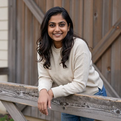 Portrait of Priya, a verified farmer from Madison, WI