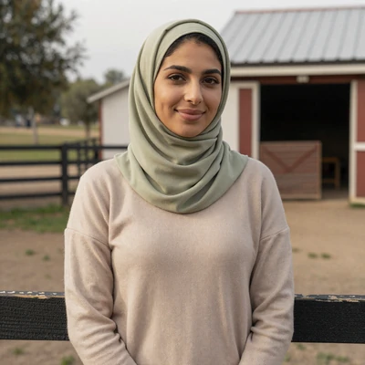 Portrait of Amina, a verified farmer from Dearborn, MI