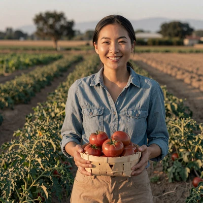Portrait of Mei, a verified farmer from Sacramento, CA